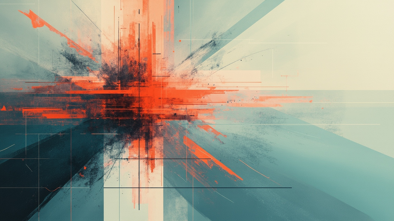 Abstract editorial illustration accompanying 